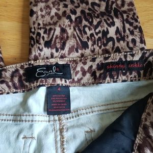 Stretch Cheetah Print Jean